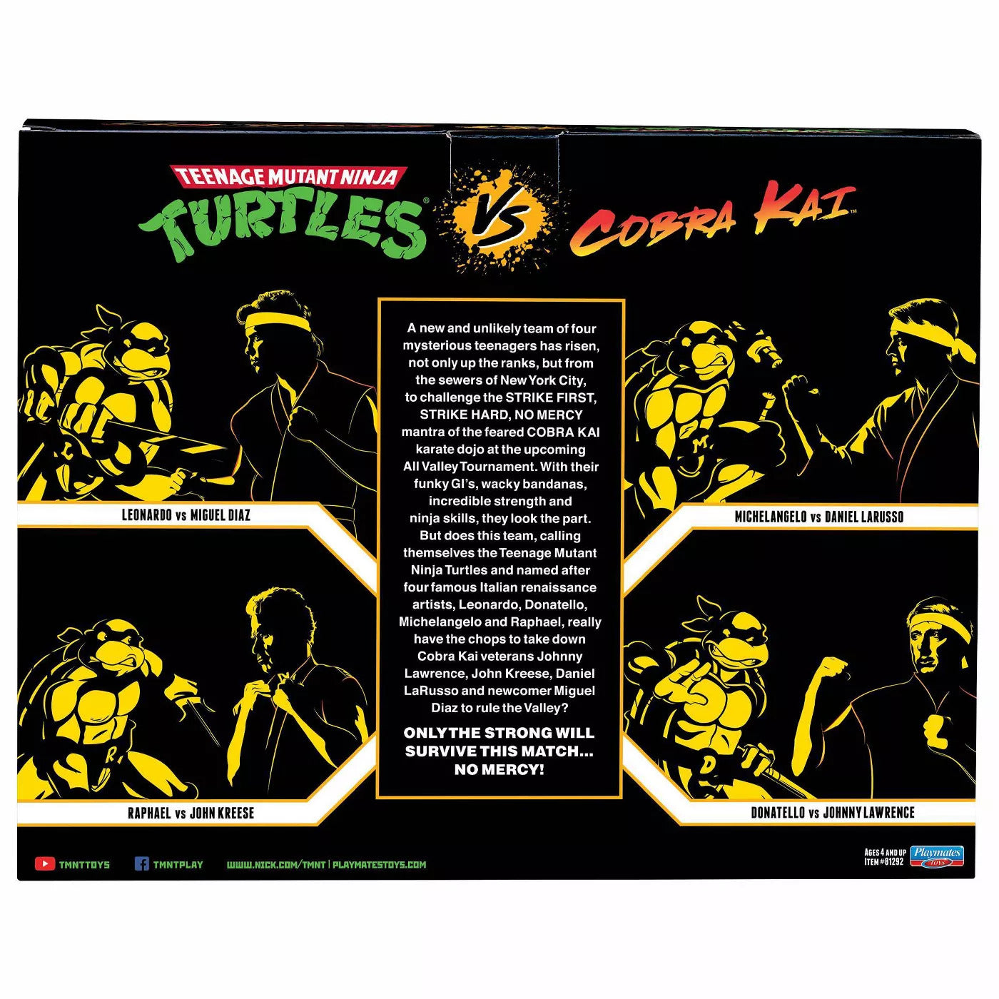 TMNT vs Cobra Kai 2 Pack - Raphael vs John Kreese