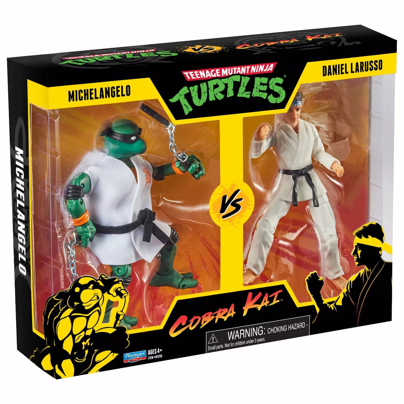 TMNT vs Cobra Kai 2 Pack - Michelangelo vs Daniel Laruso