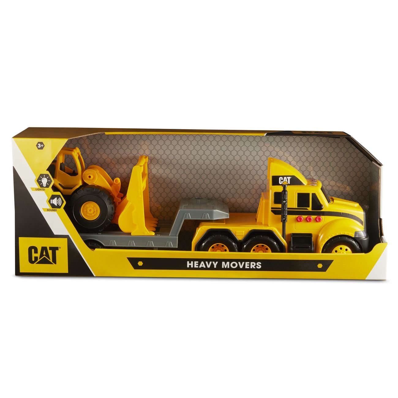 Cat Trailer and Wheel Loader - Heavy Movers