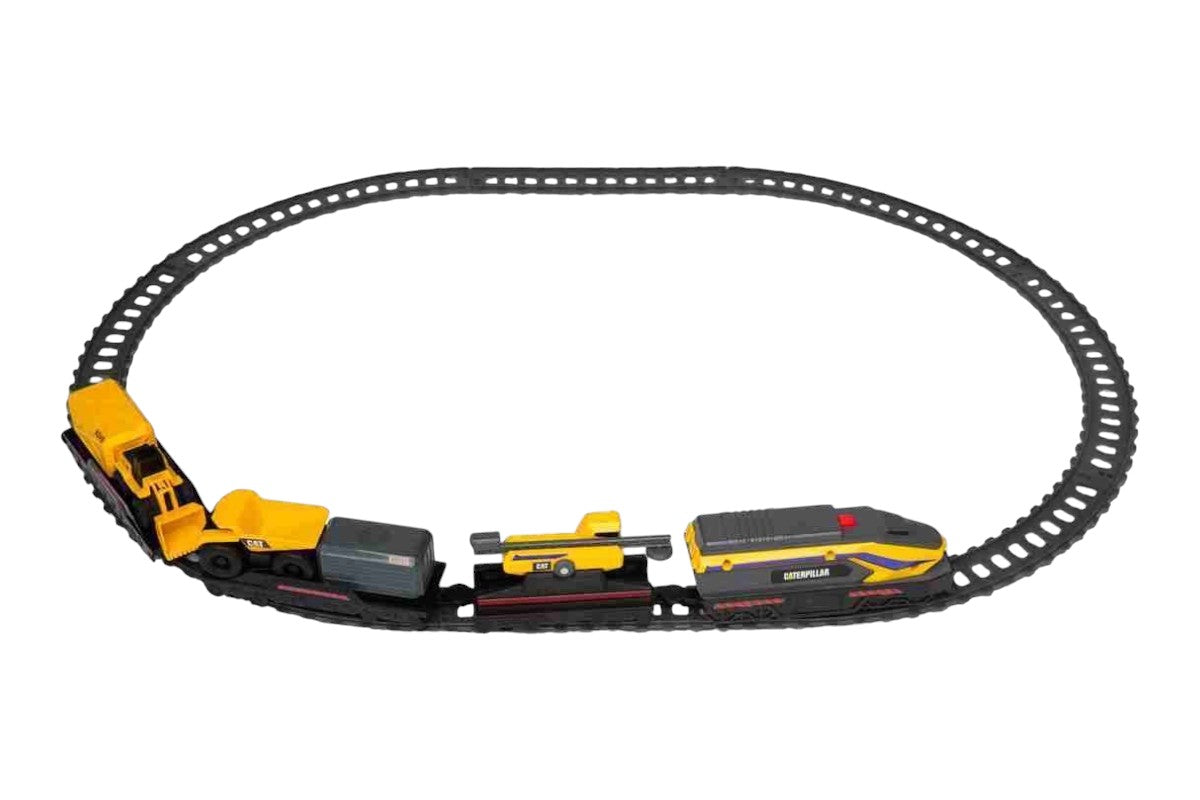 CAT Little Machines Power Tracks Train Set