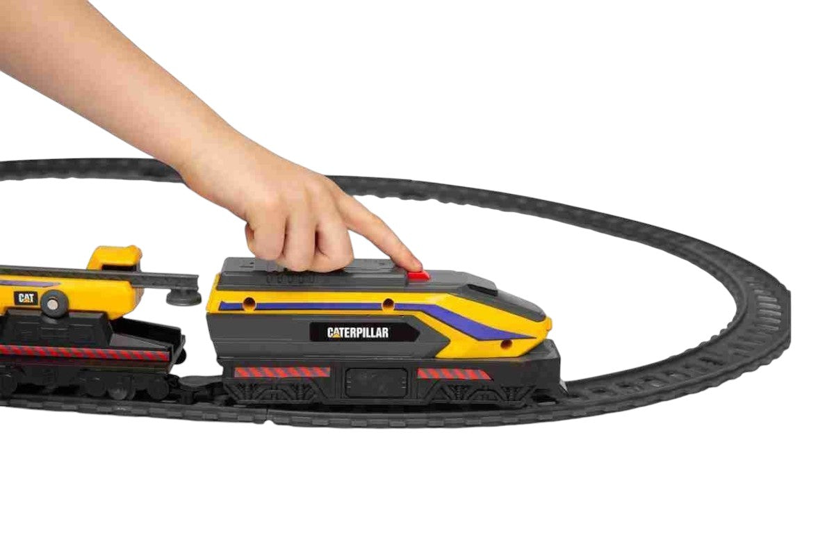 CAT Little Machines Power Tracks Train Set