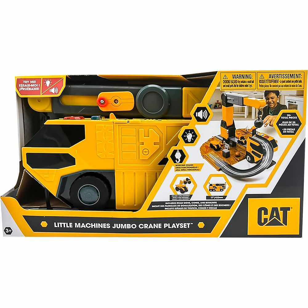 CAT - Little Machines Jumbo Crane Playset