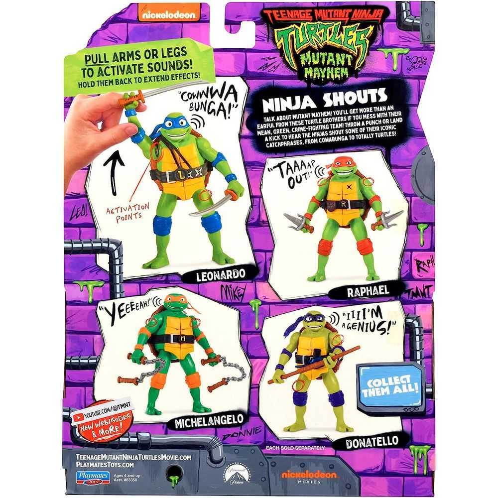 TMNT Mutant Mayhem - Ninja Shouts Michelangelo