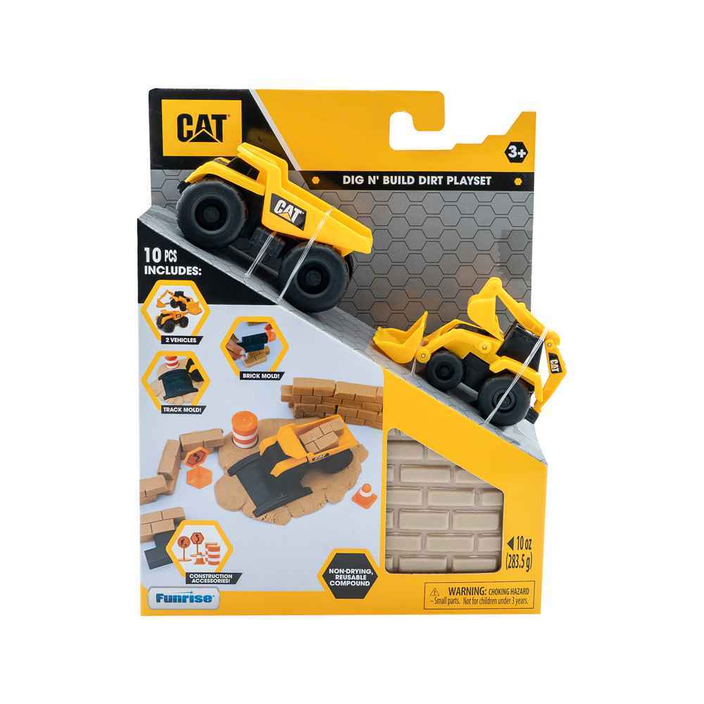 CAT - Dig N Build Dirt Playset