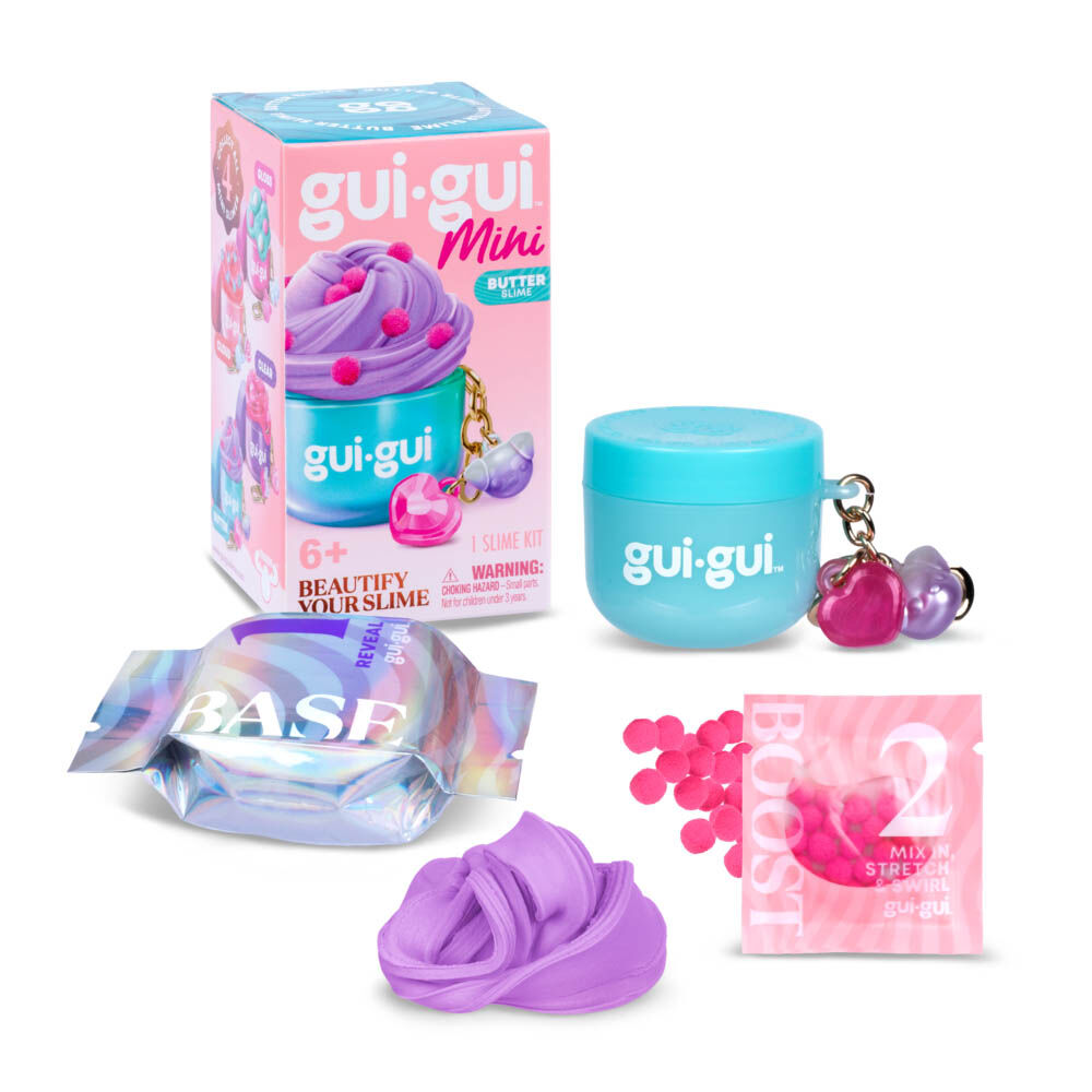 Gui Gui Mini Butter Slime Keychain Assorted Random  Selected