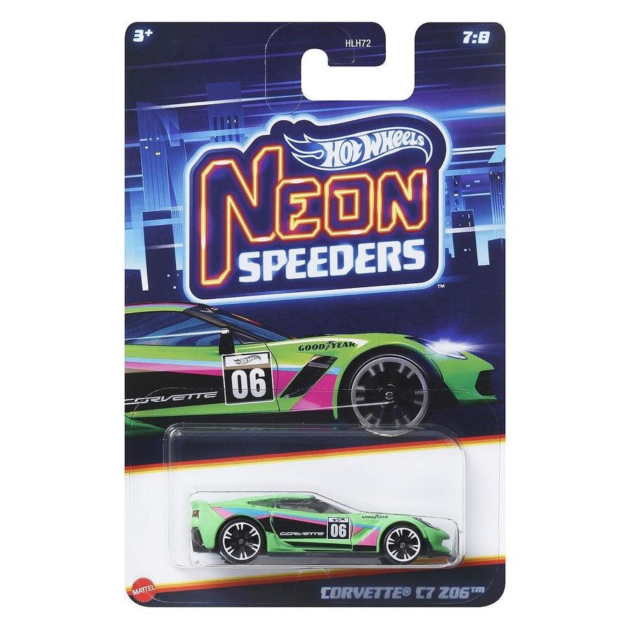 Hot Wheels Neon Speeders Corvette C7 Z06