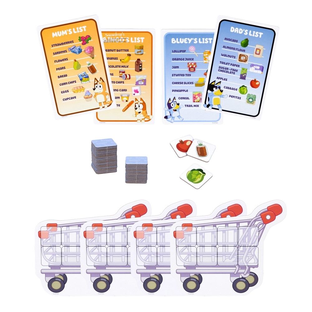 Bluey Shopping List Game - Cheeky Memory Game!