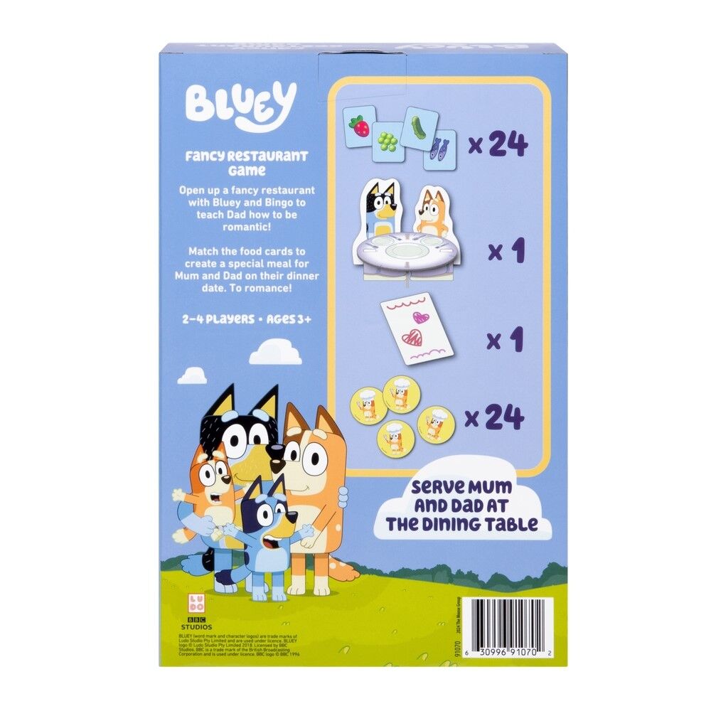 Bluey Fancy Restaurant Game - Dinnertime Dash