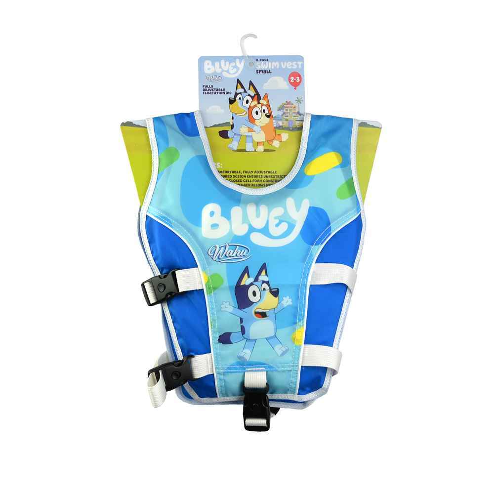 Wahu Bluey Swim Vest Small (15-25 kg) - Bluey