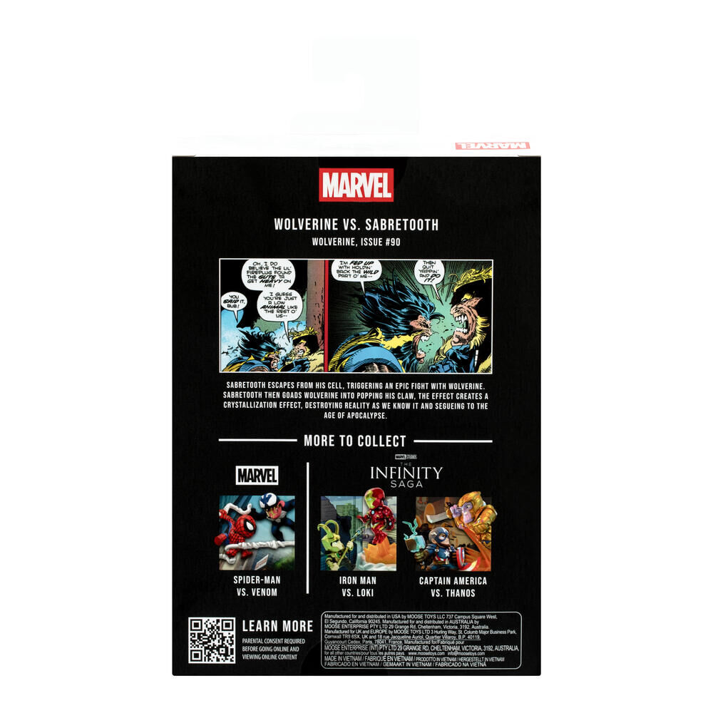 Marvel Fandrop Wolverine VS Sabretooth