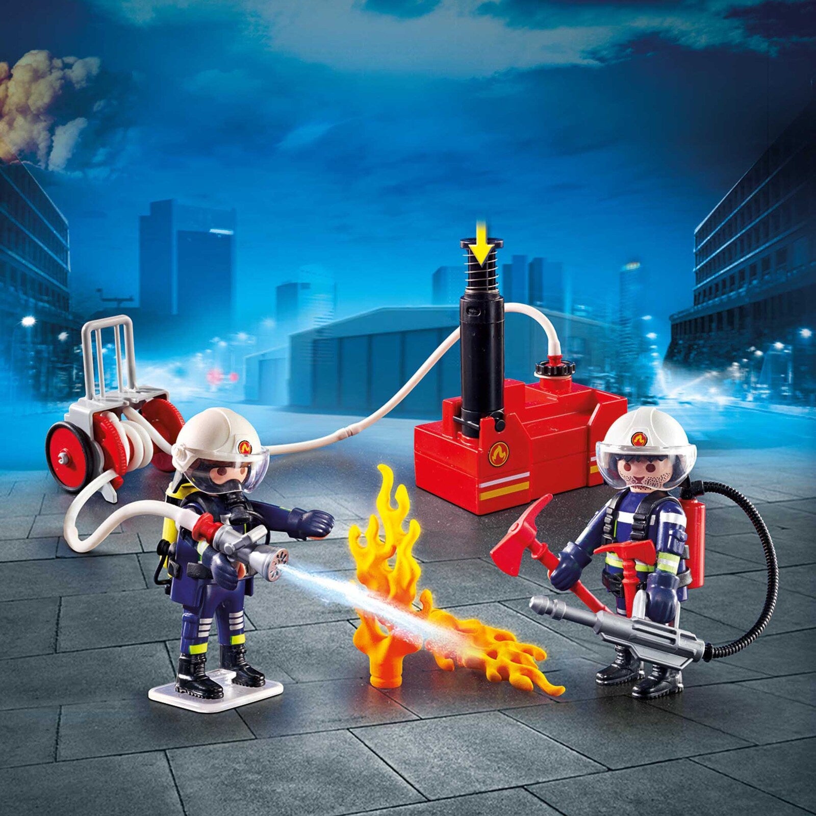 Playmobil City Action - Firefighters & Water Pump