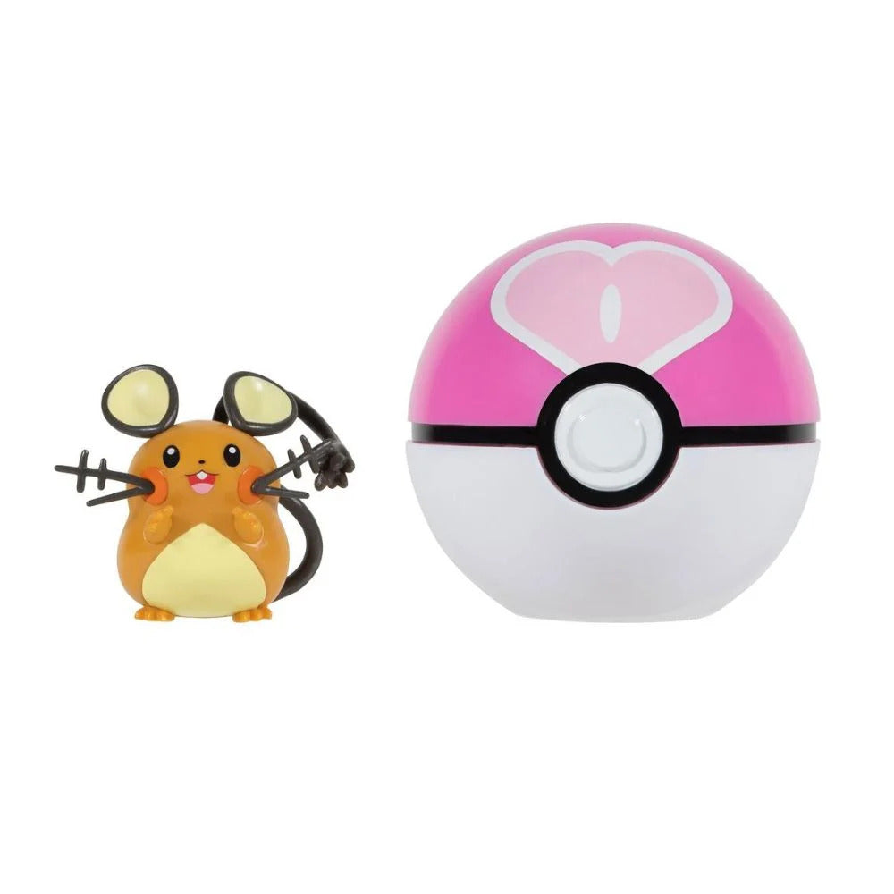 Pokemon Clip N Go - Dedenne + Love Ball