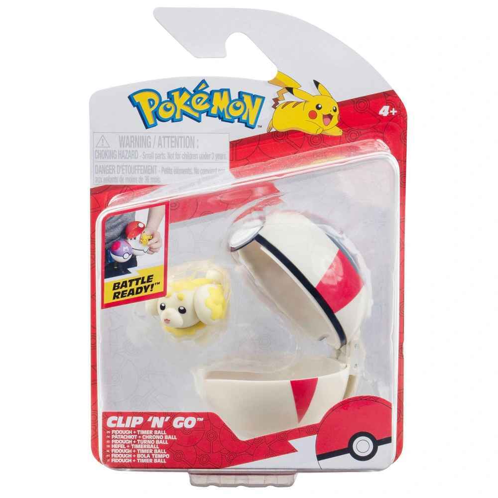 Pokemon Clip N Go - Fidough + Timer Ball