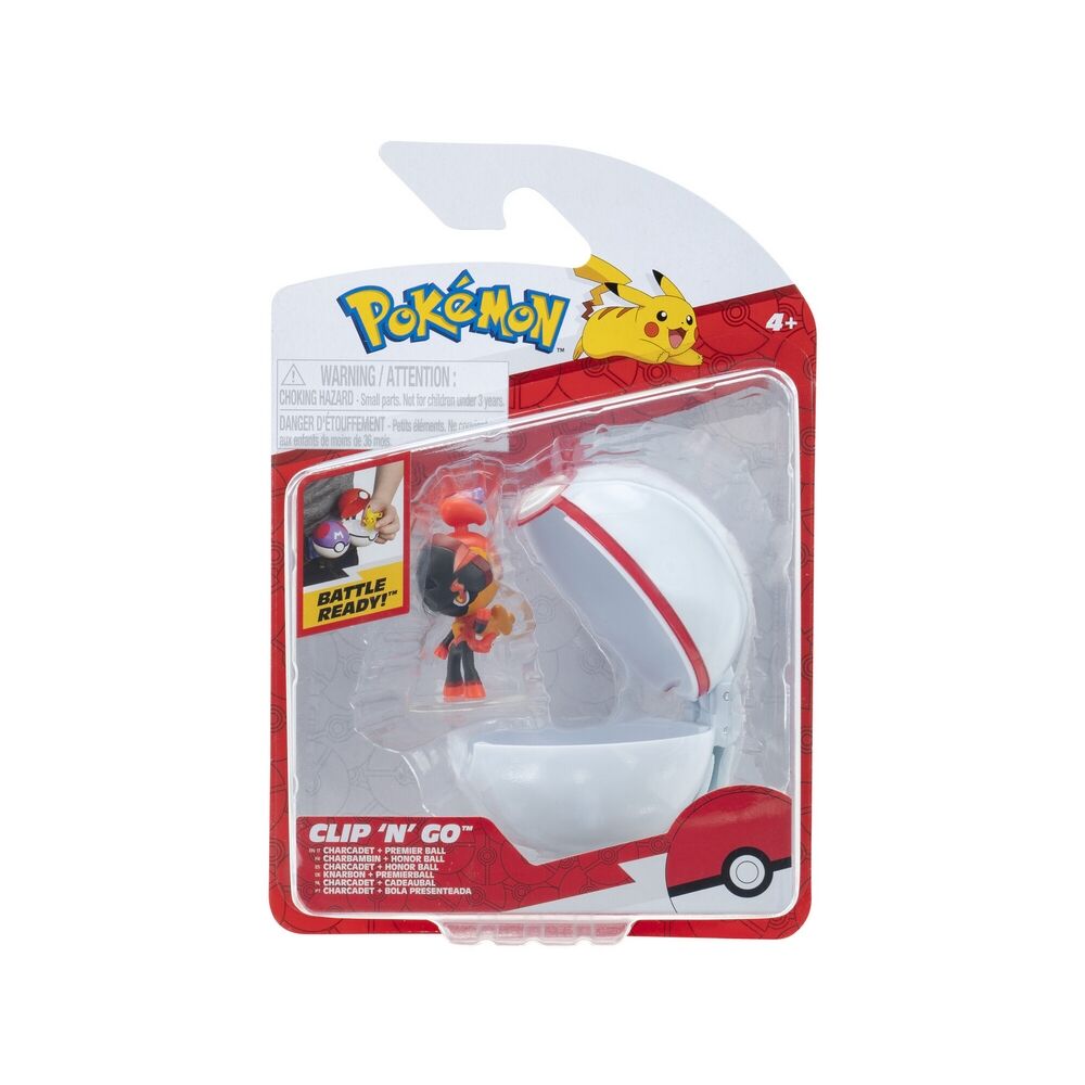 Pokemon Clip 'N' Go Charcadet + Premier Ball