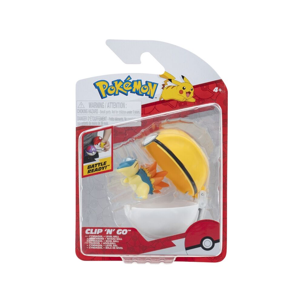 Pokemon Clip 'N' Go Cyndaquil + Level Ball