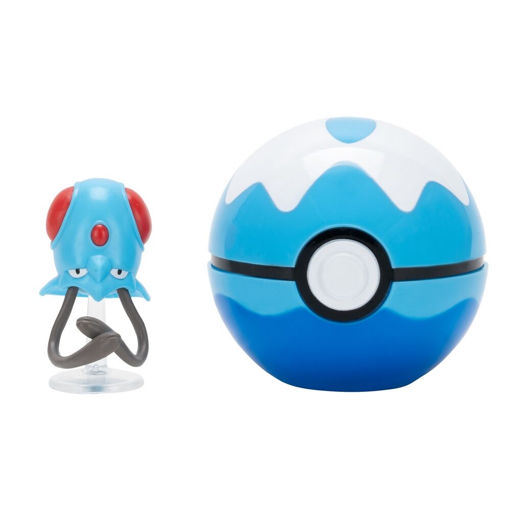 Pokemon Clip 'N' Go Tentacool + Dive Ball