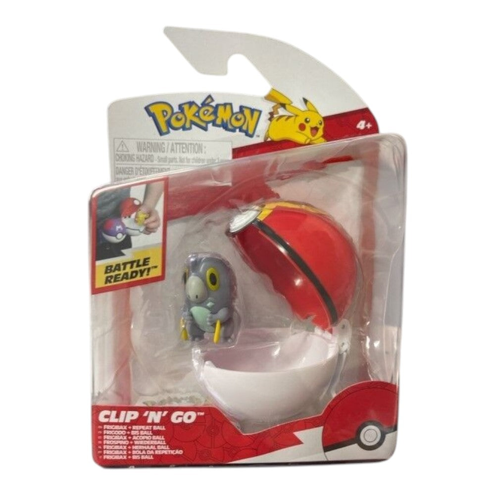 Pokemon Clip 'N' Go - Frigibax + Repeat Ball