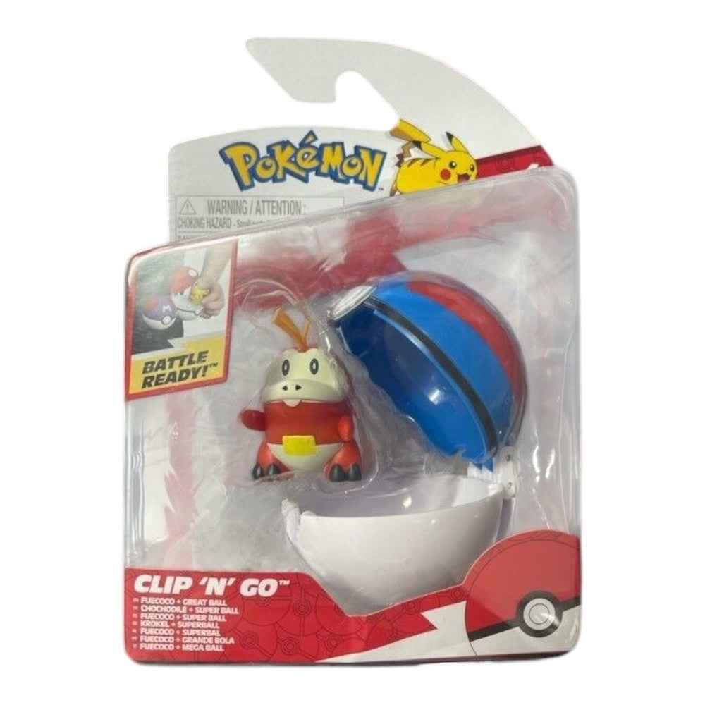 Pokemon Clip 'N' Go - Fuecoco + Great Ball
