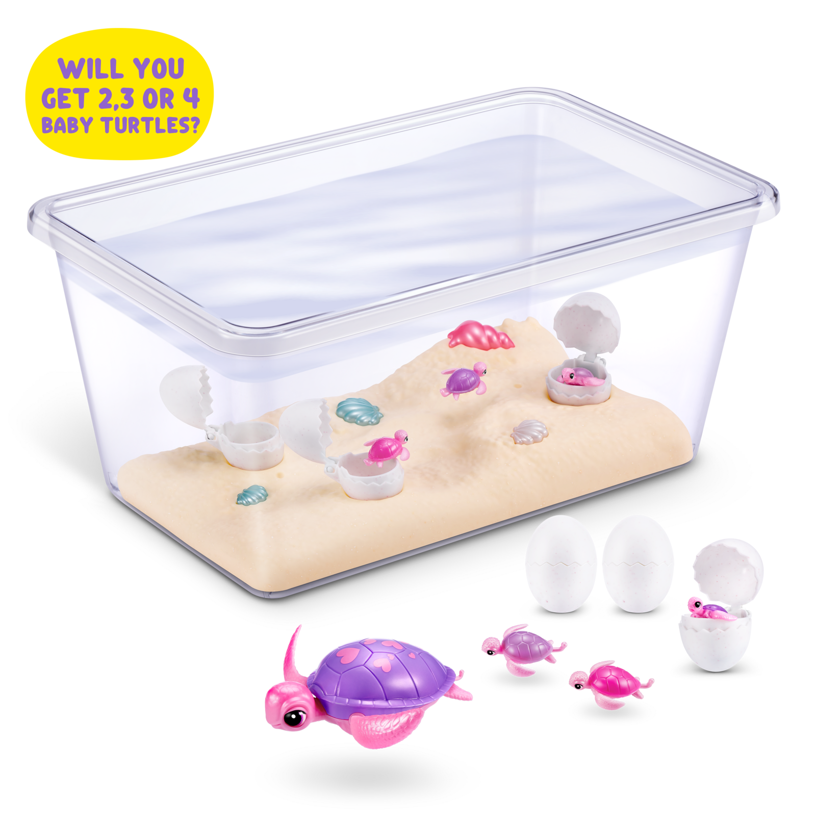 Zuru Pet's Alive Mama Turle Surprise Playset