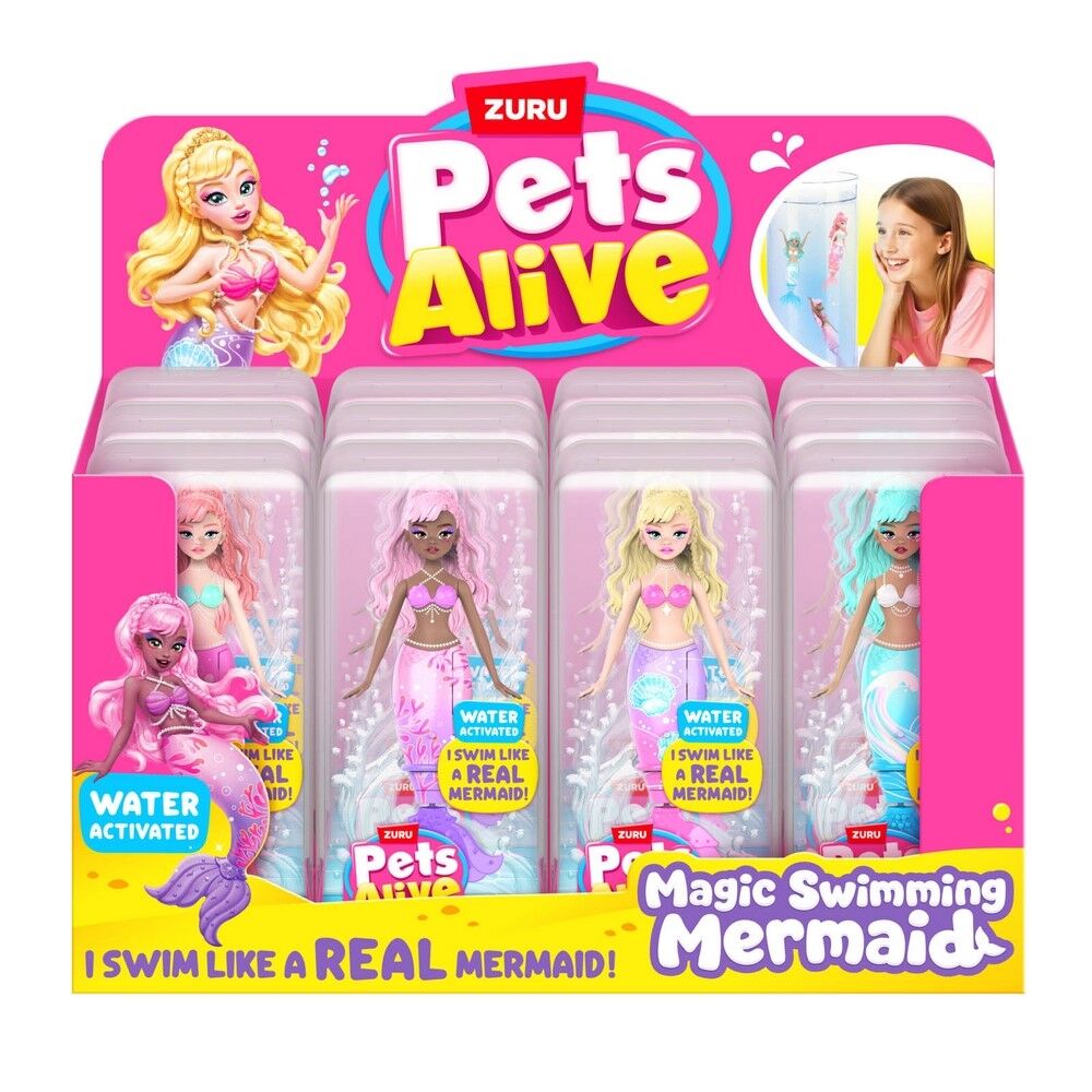 Zuru Pets Alive Magic Swimming Mermaid Ast (Randomly Selected)