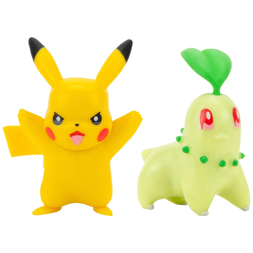 Pokemon Battle Figure Pack - Pikachu + Chikorita
