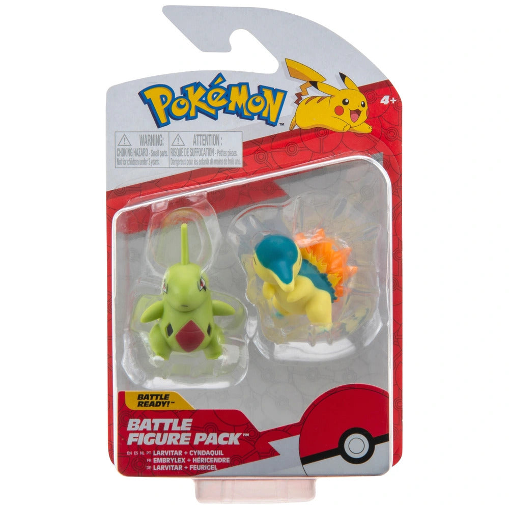 Pokemon Battle Figure Pack - Larvitar + Cyndaquil