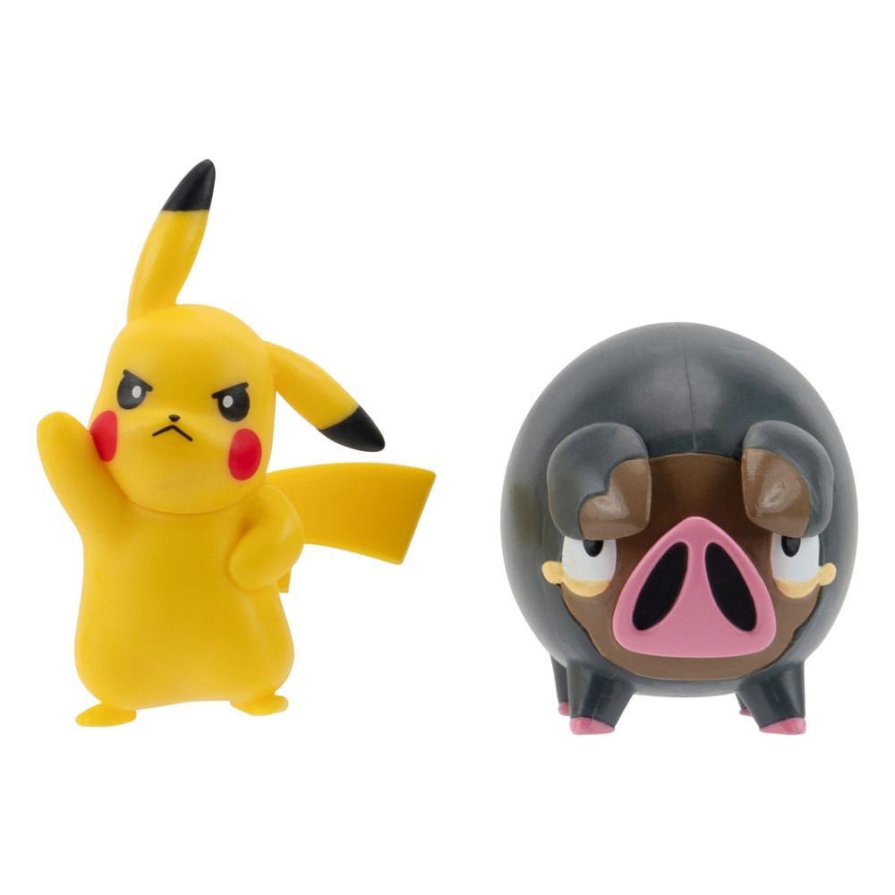 Pokemon Battle Figure Pack - Lechonk + Pikachu