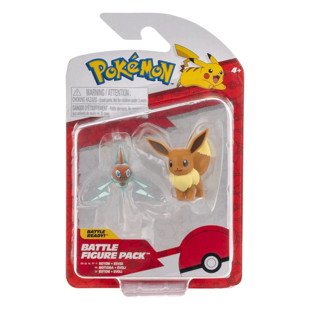 Pokemon Battle Figure Pack - Rotom + Eevee