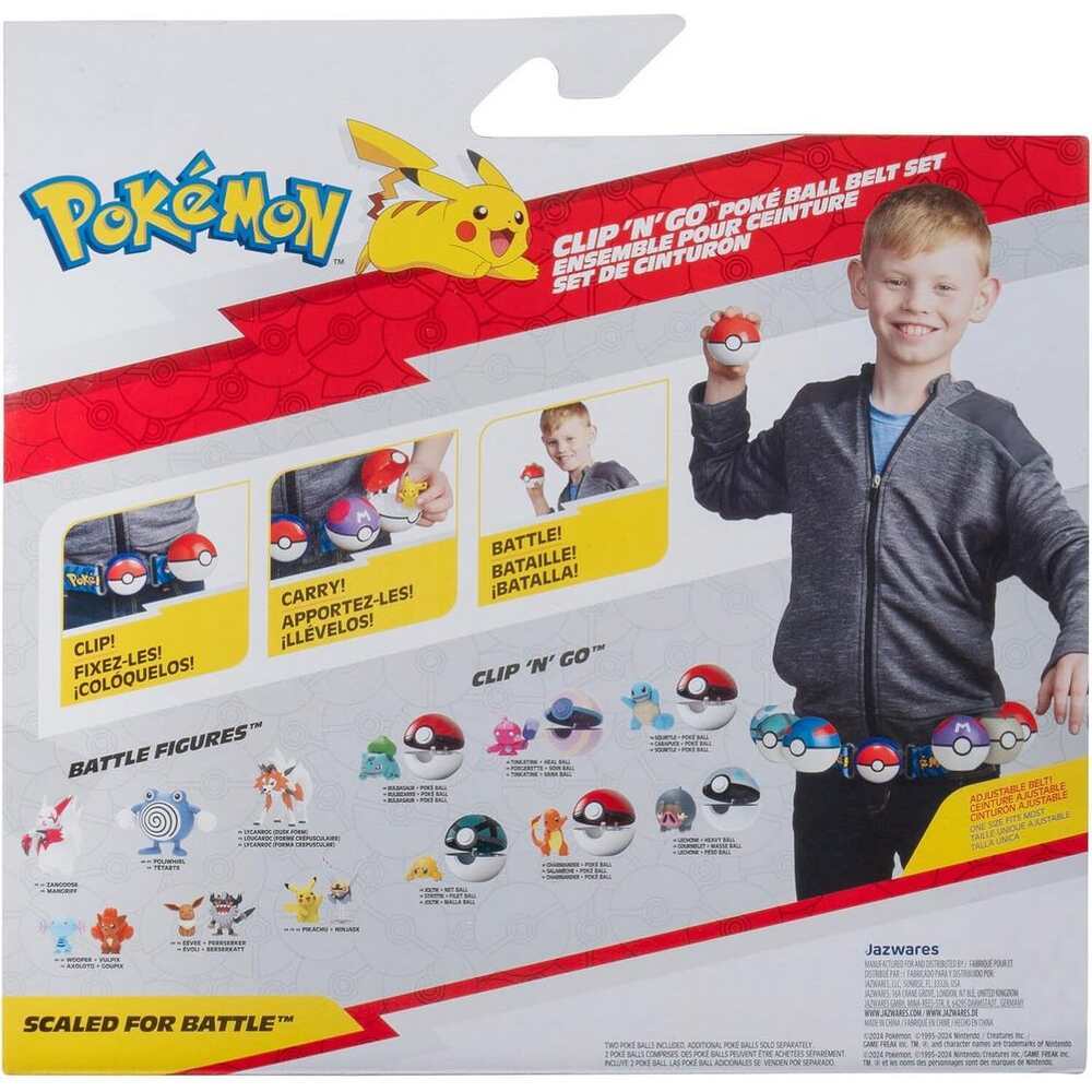 Pokemon Clip N Go Poke Ball Belt Set - Quaxly