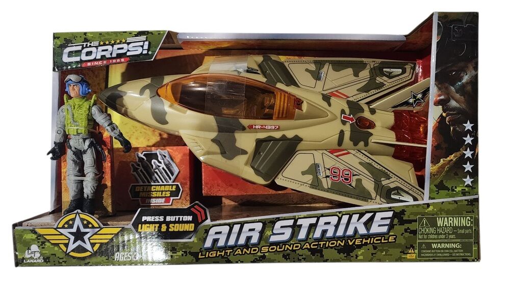 The Corps Air Strike Jet With Lights & Sounds