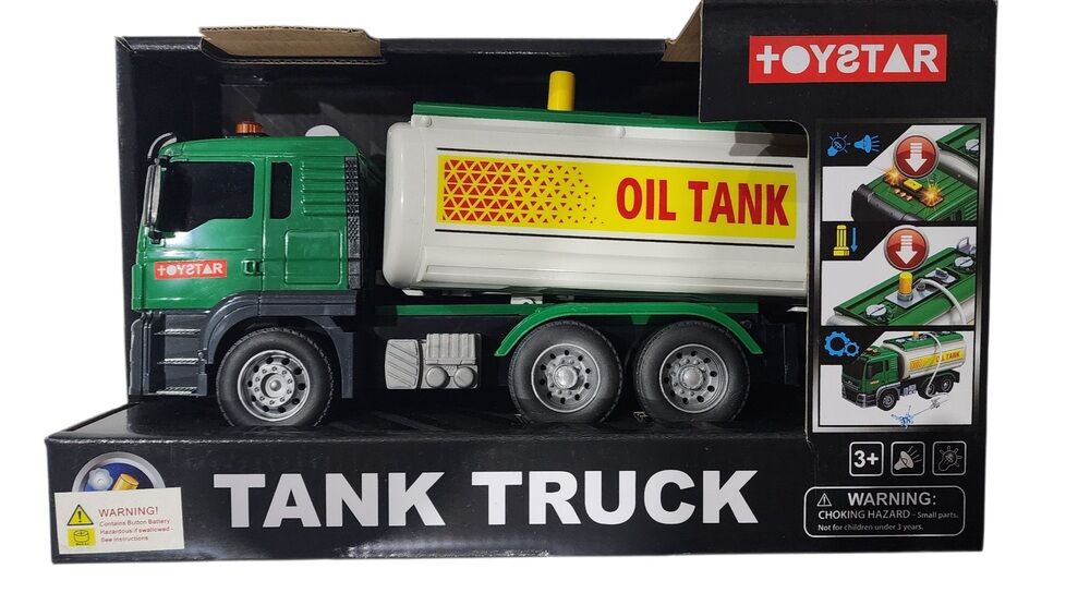 Service Truck 28cm with Lights & Sounds Tank Truck
