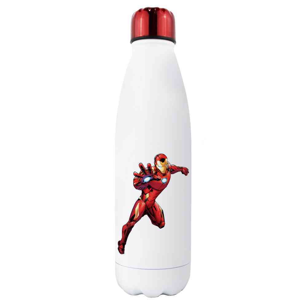 Zak! 700ml Stainless Steel Bottle - Iron Man