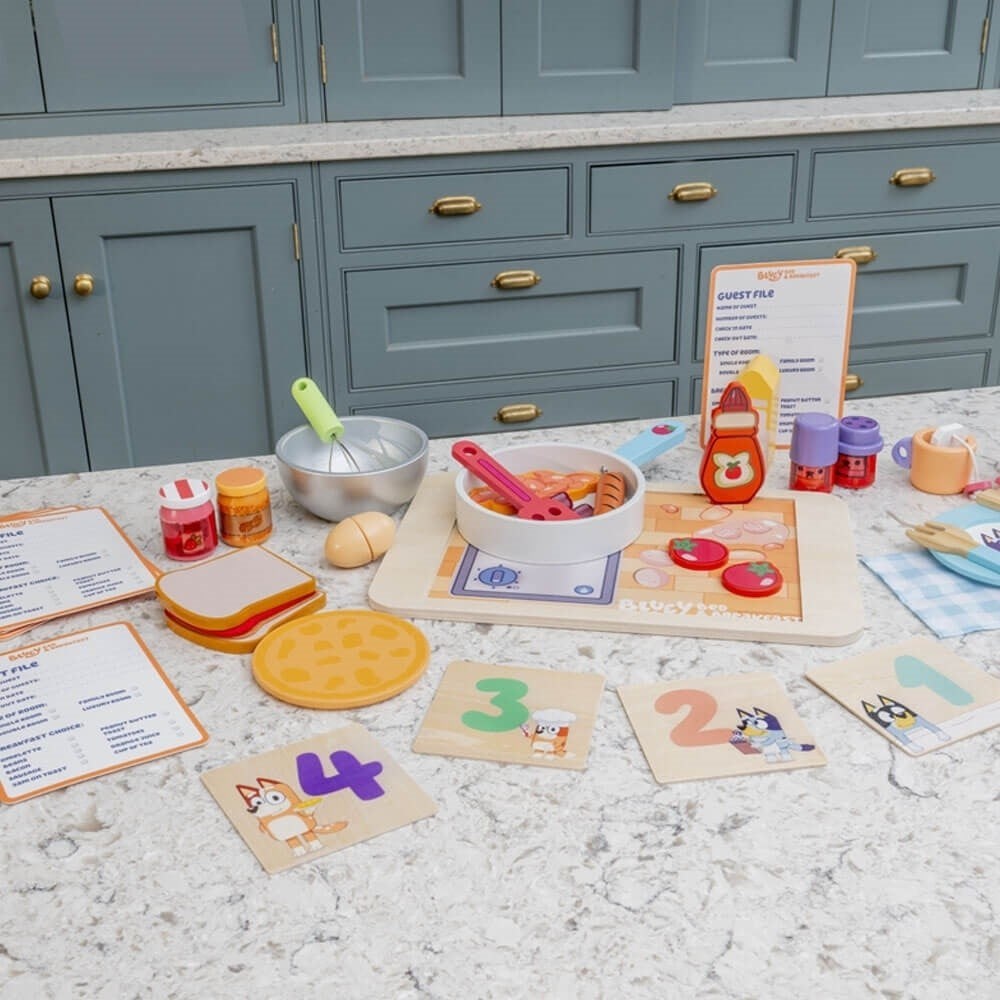 Bluey Hotel Breakfast Tray