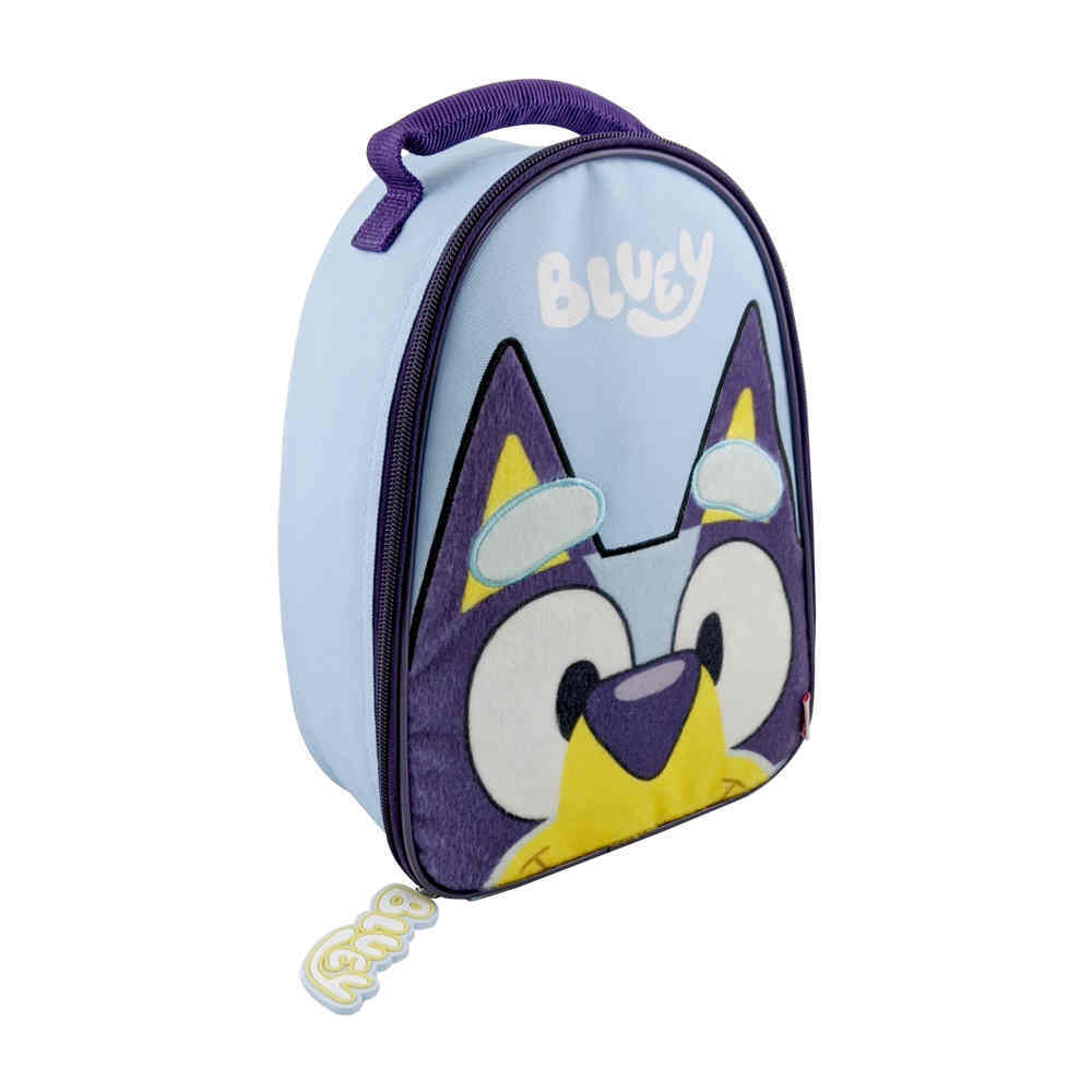 Zak Insulated Lunch Bag - Bluey Face (Fur Printing)