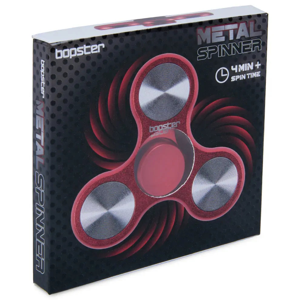Bopster - Metal Fidget Spinner Red