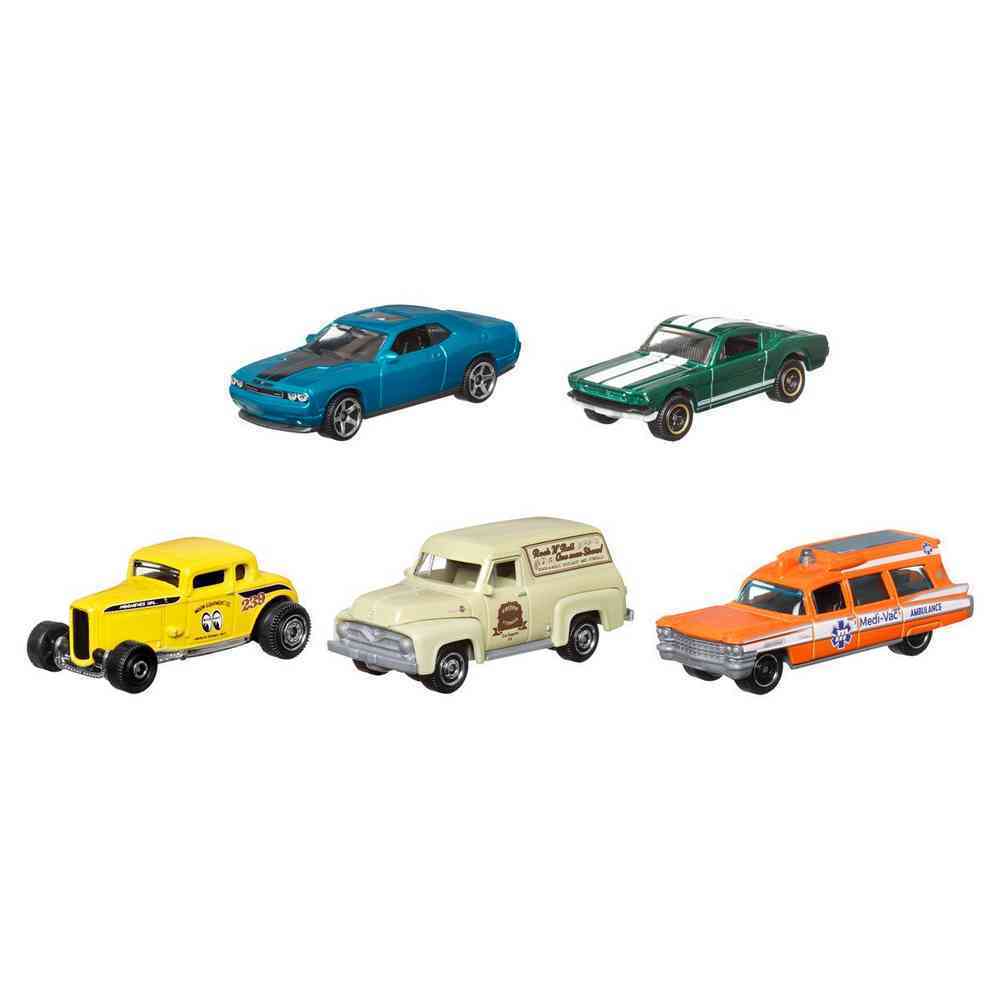 Matchbox 5 Pack Vehicles - Coffee Cruisers V