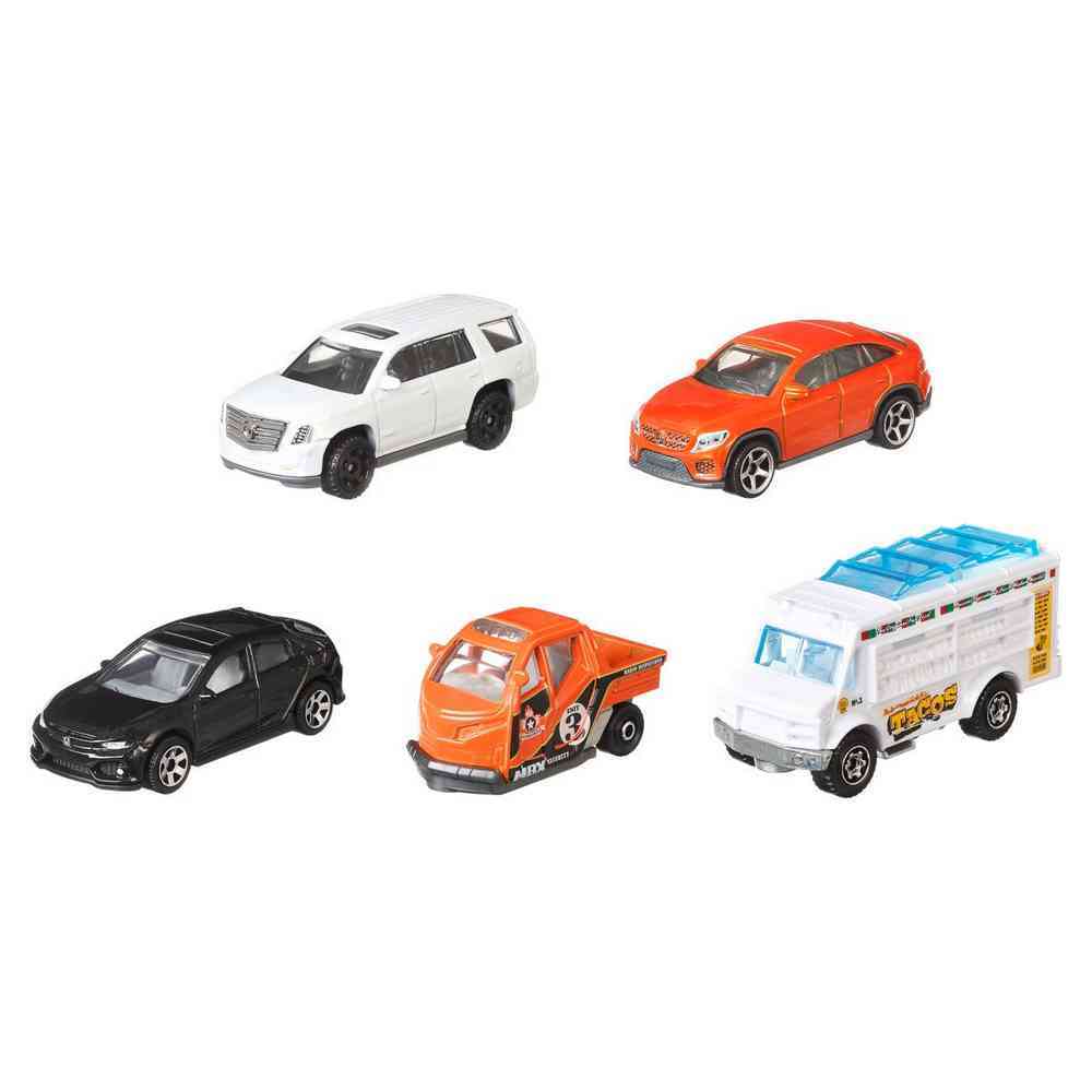 Matchbox 5 Pack Vehicles - City Adventure II