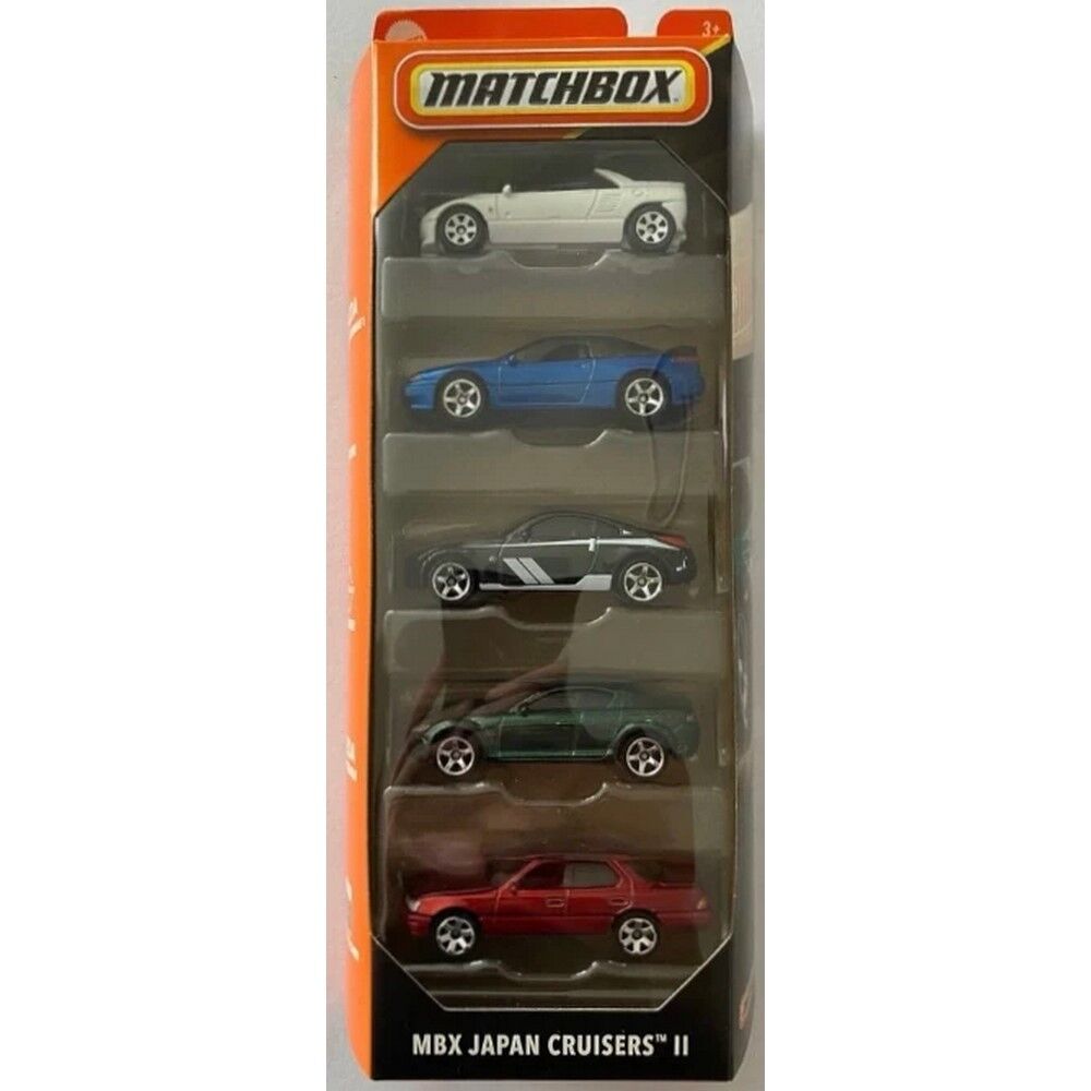 Matchbox Cars 5 Pack MBX Japan Cruisers II