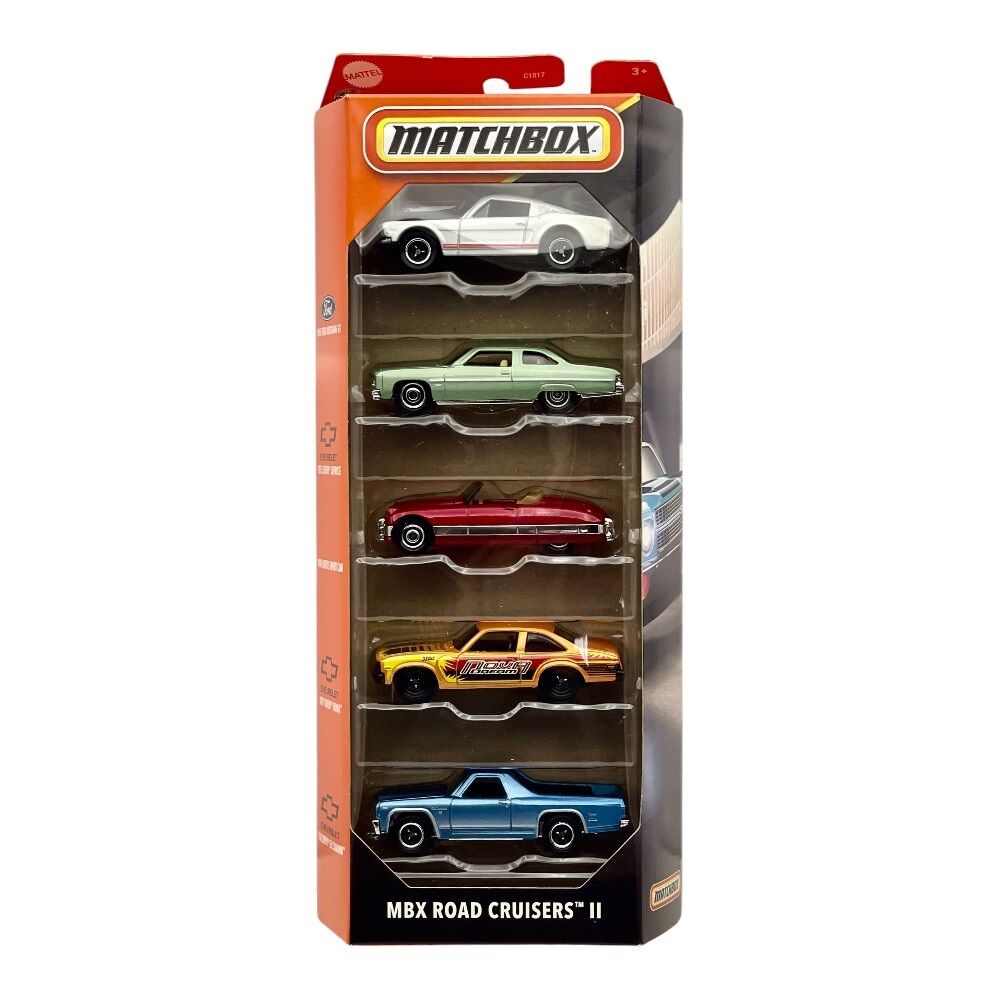 Matchbox Cars 5 Pack - MBX Road Cruisers II
