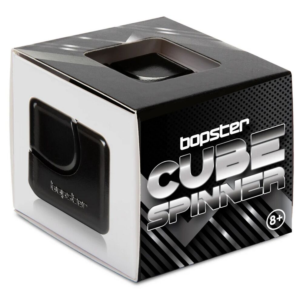 Bopster Fidget Cube Spinner - Black