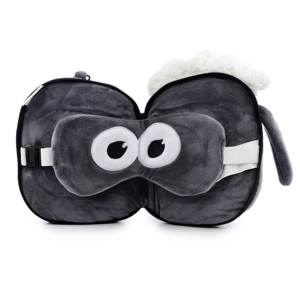 Relaxeazzz Travel Pillow & Eye Mask Set - Shaun the Sheep