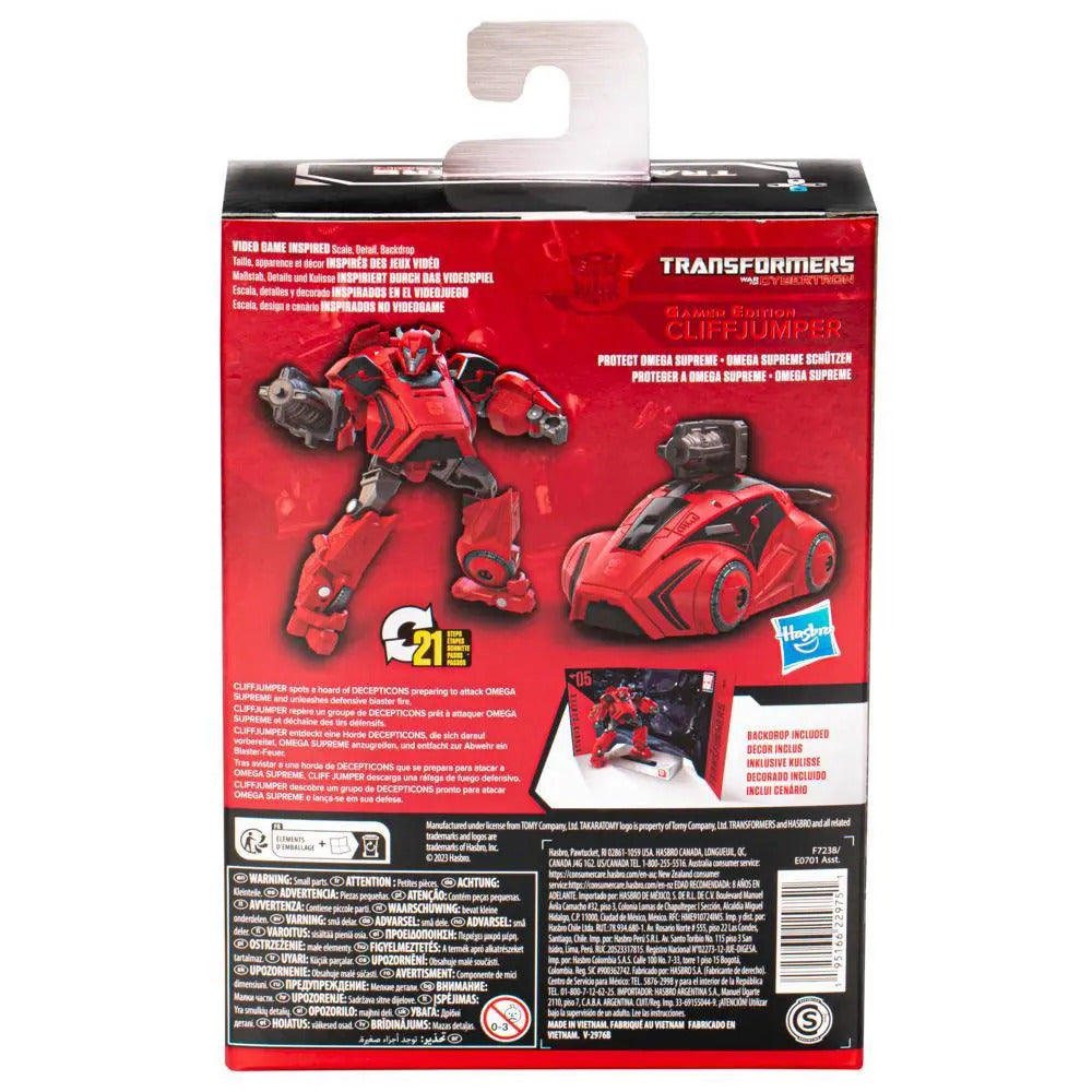 Transformers Studio Series Deluxe Class - 05 Cliffjumper (Gamer Edition)