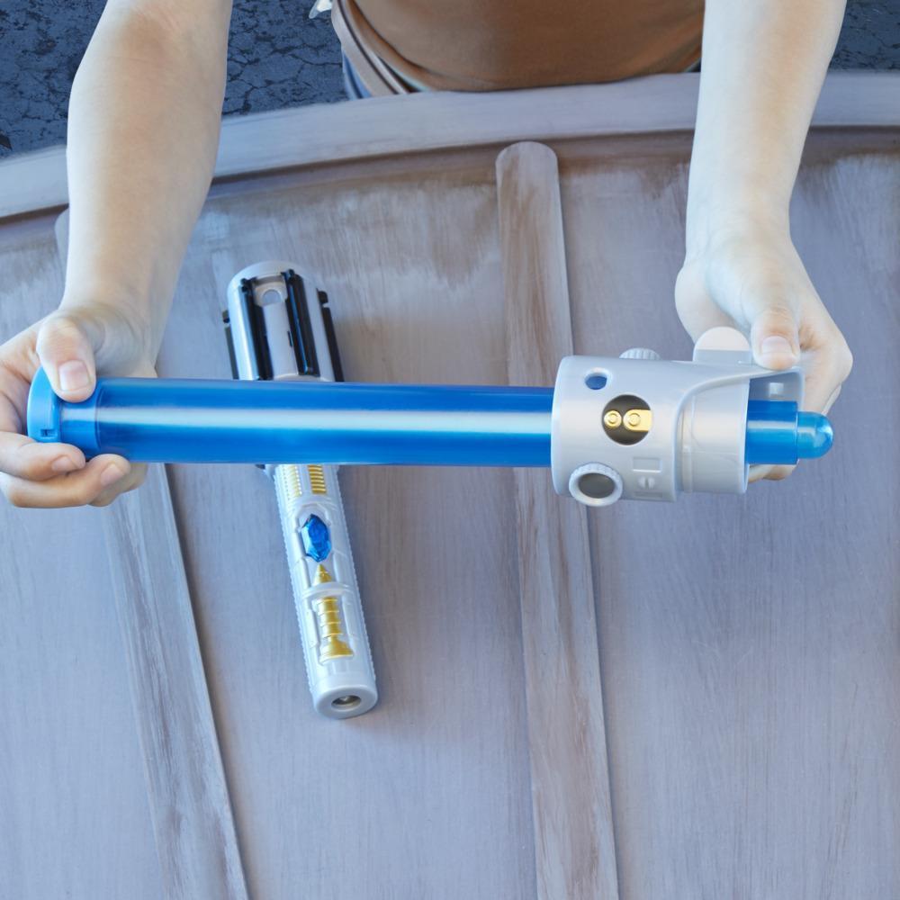 Star Wars Lightsaber Forge Luke Skywalker Electronic Extendable Blue Lightsaber