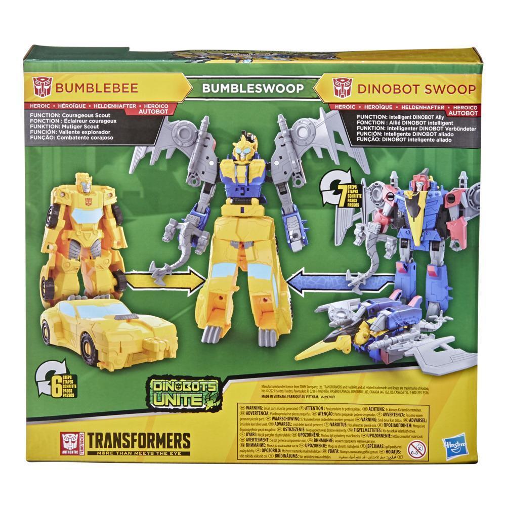 Transformers Dinonots Unite Bumbleswoop 2 Pack - Bumblebee & Dinobot Swoop