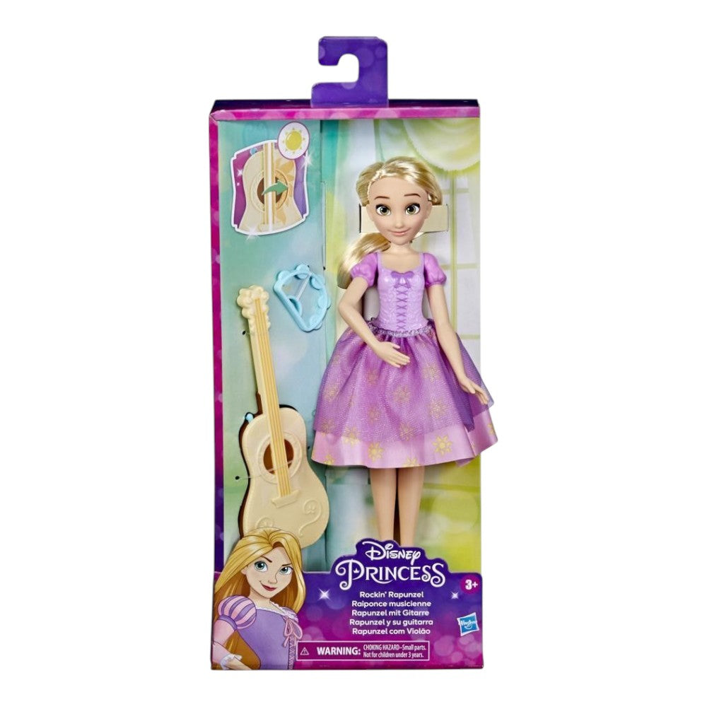 Princess Everyday Adventures Rockin' Rapunzel Fashion Doll & Color-Change Guitar
