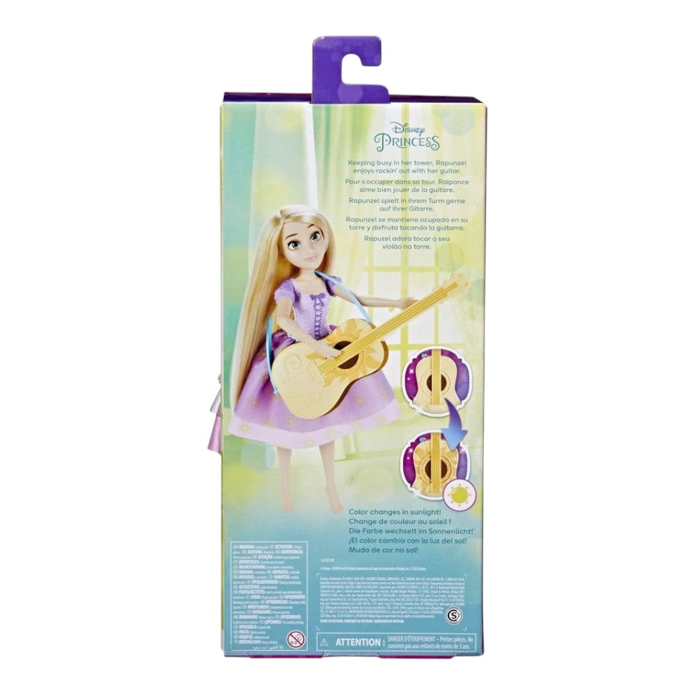 Princess Everyday Adventures Rockin' Rapunzel Fashion Doll & Color-Change Guitar