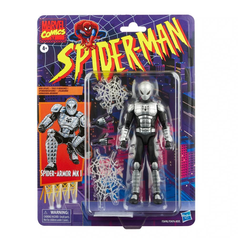 Marvel Comics Spider Man Retro Action Figure - Spider Armor MK I