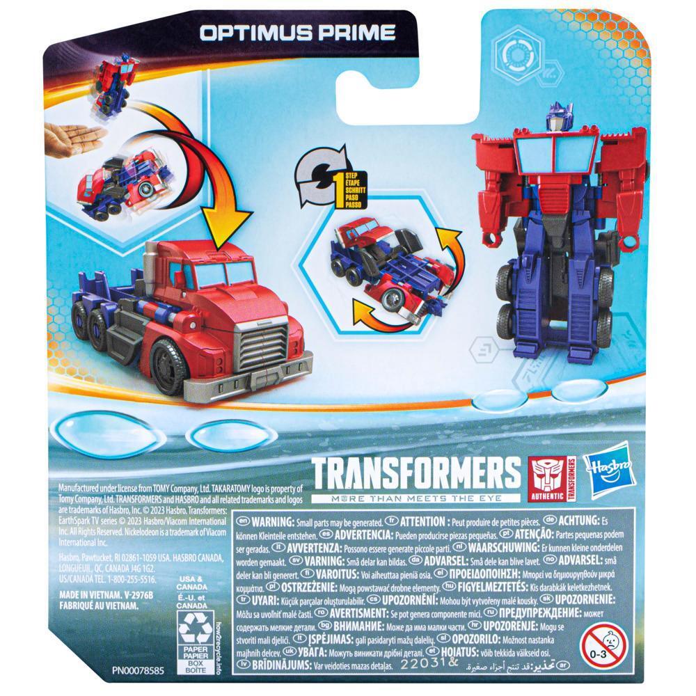 Transformers EarthSpark 1 Step Flip Changer - Optimus Prime