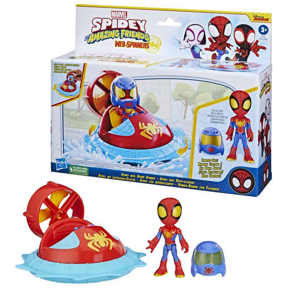Marvel Spidey and His Amazing Friends Web Spinners - Spidey with Hover Spinner