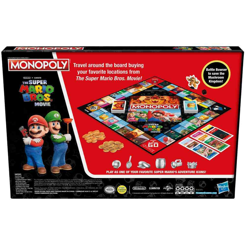 Save the Mushroom Kingdom in 'Super Mario Bros Movie Monopoly' - Bell of  Lost Souls